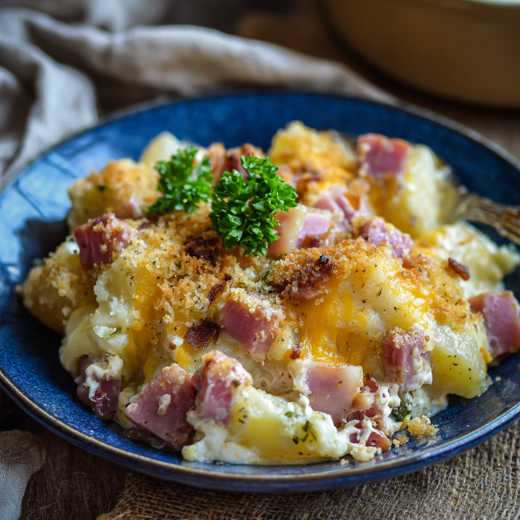 Crockpot Ham And Potato Casserole