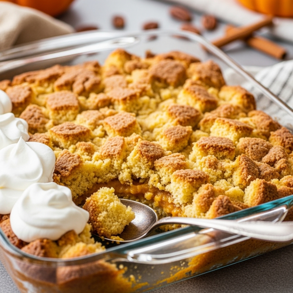 Easy Pumpkin Dump Cake