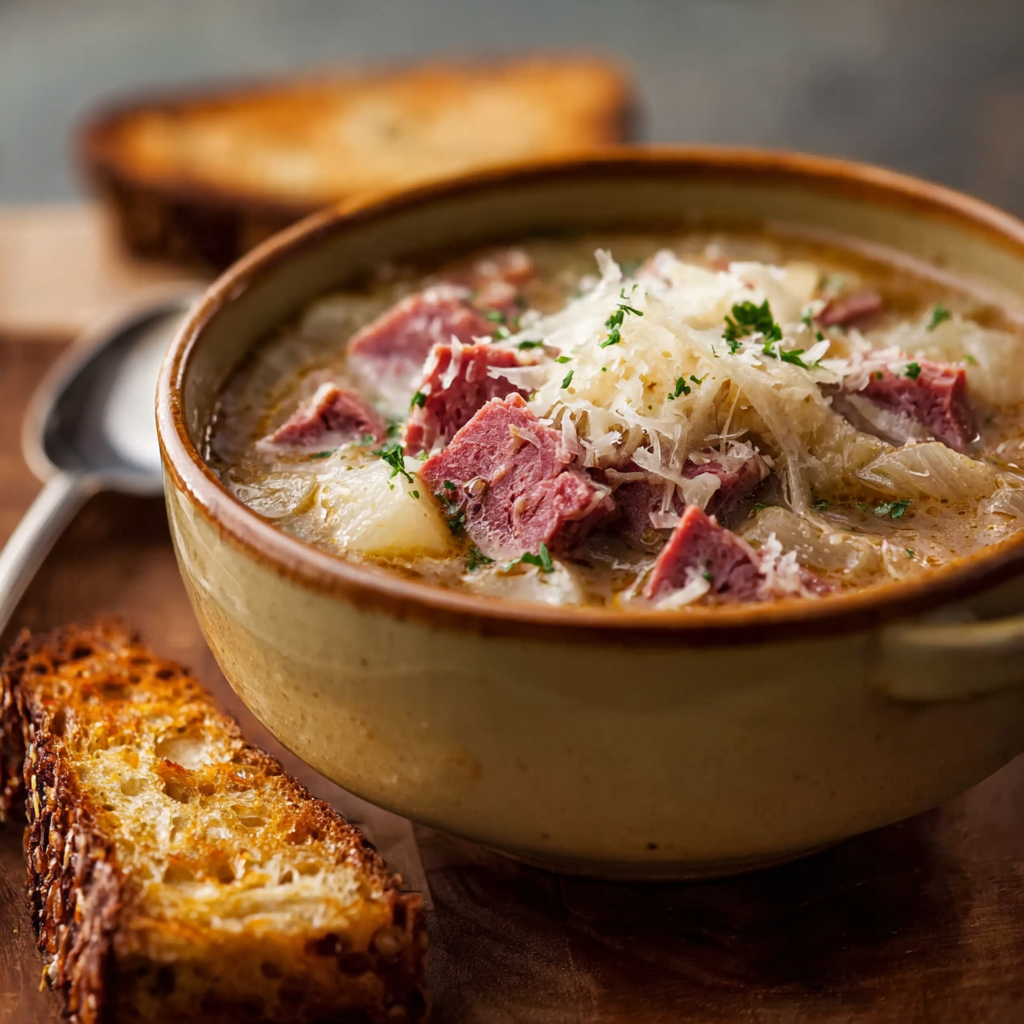 Irresistible Reuben Soup