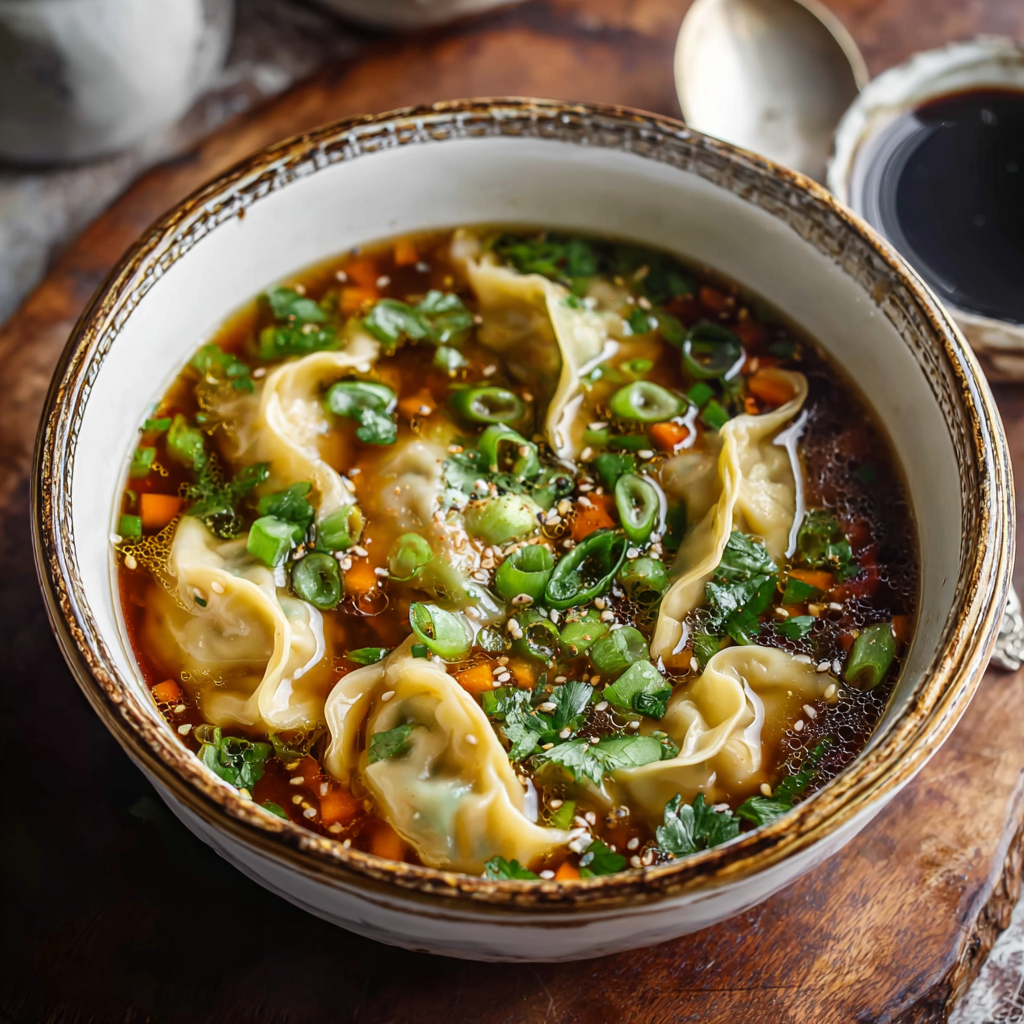 Comforting Potsticker Soup