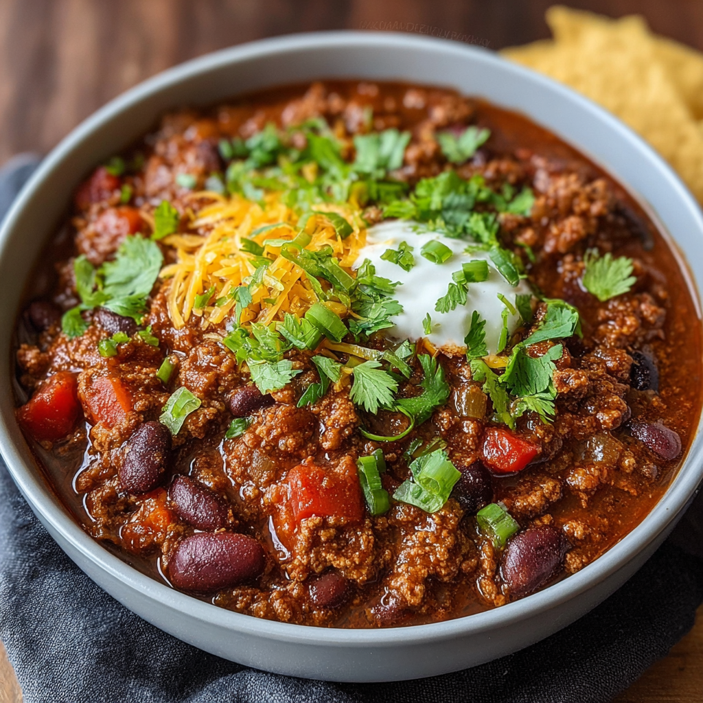 Delicious Homemade Chili