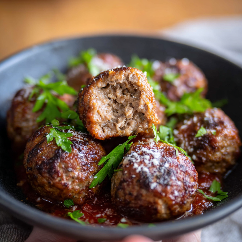 Easy Homemade Meatballs