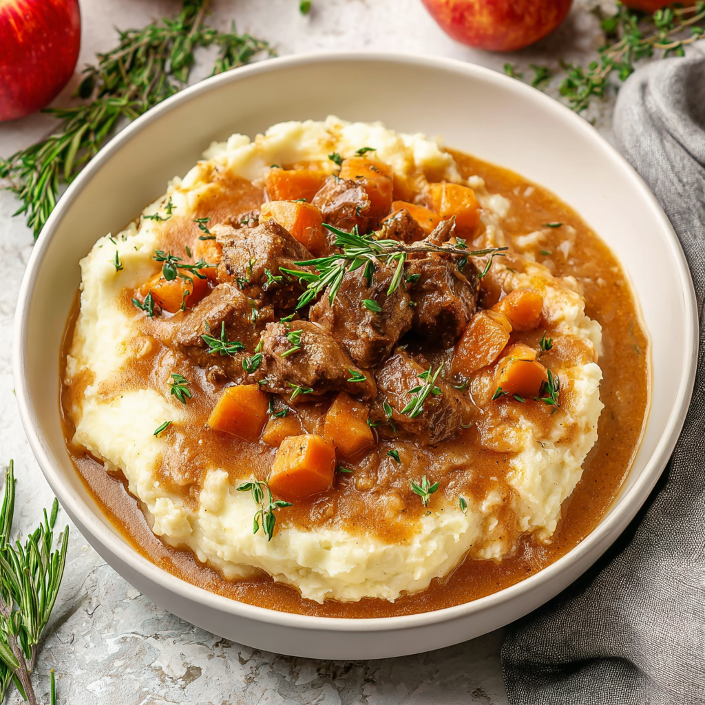 Fall Apple Cider Stew Mash