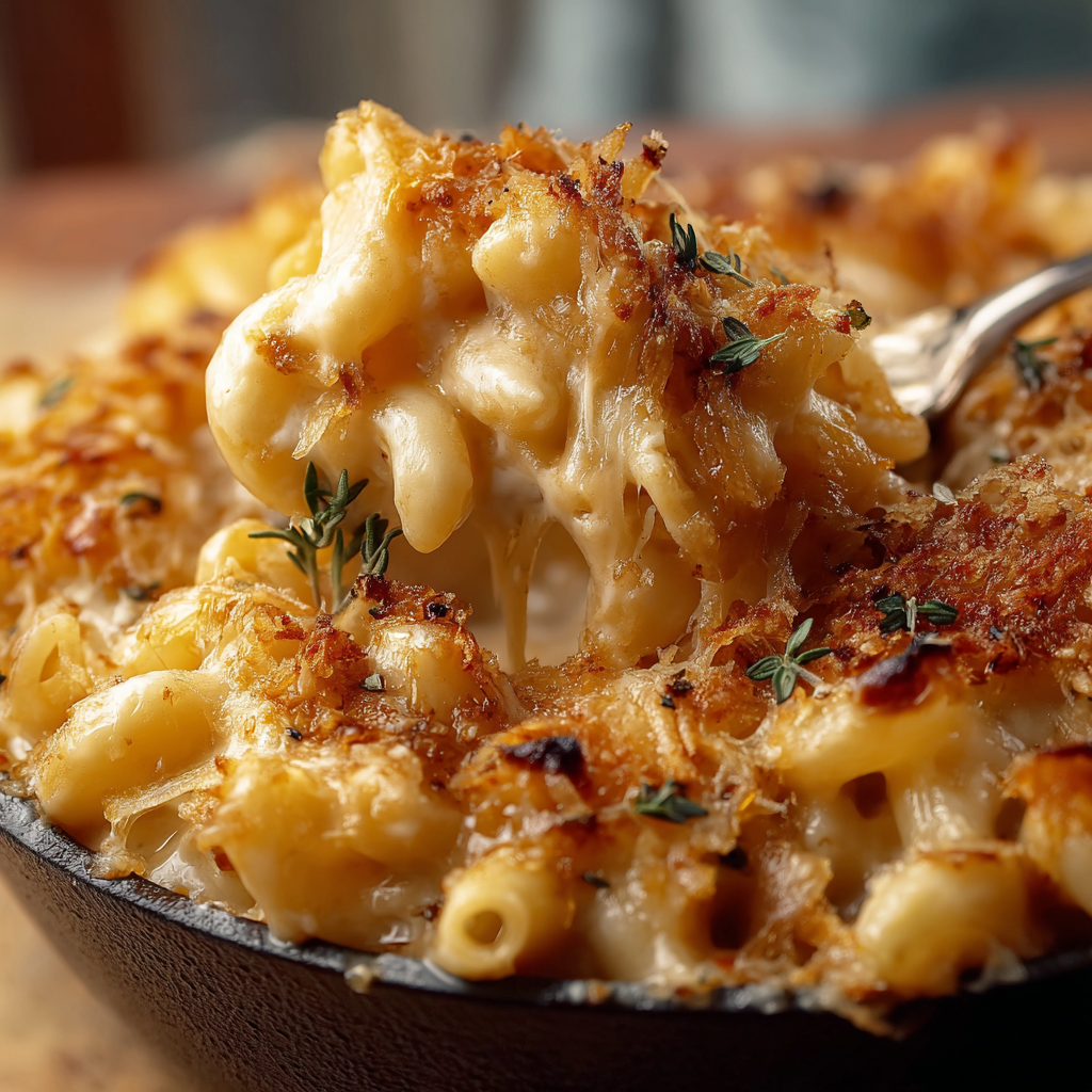 French Onion Soup Mac & Cheese