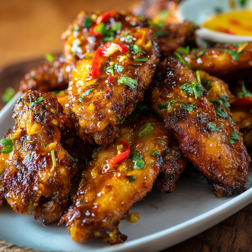 Mango Chili Chicken Wings