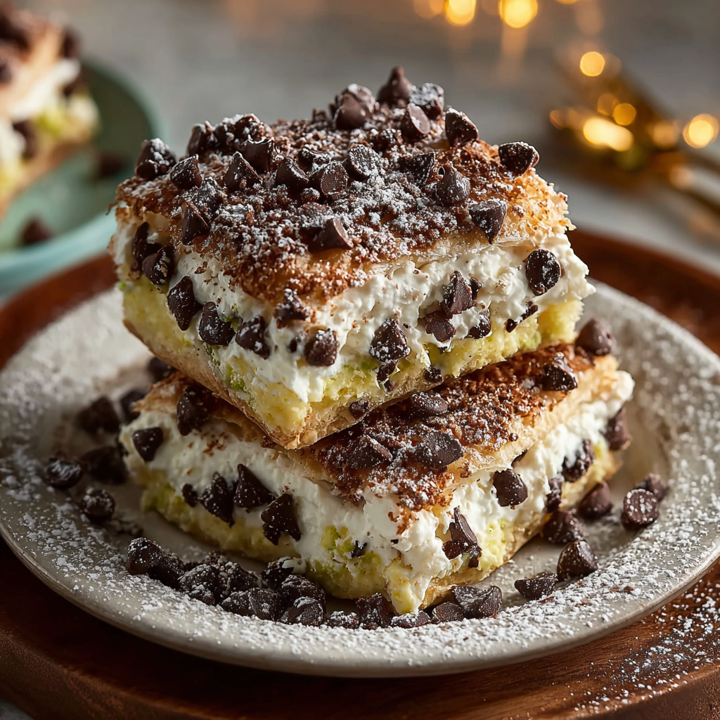 Classic Cannoli Squares