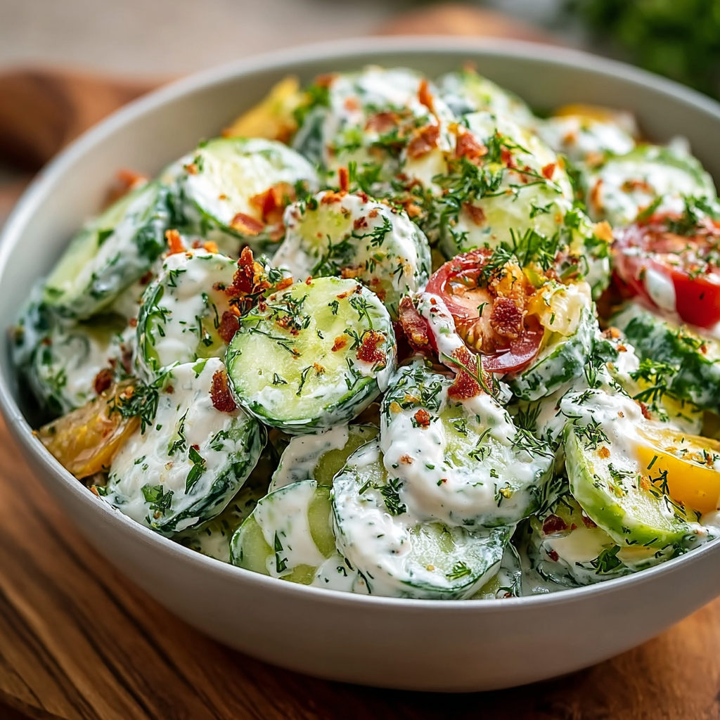 Cucumber Ranch Crack Salad
