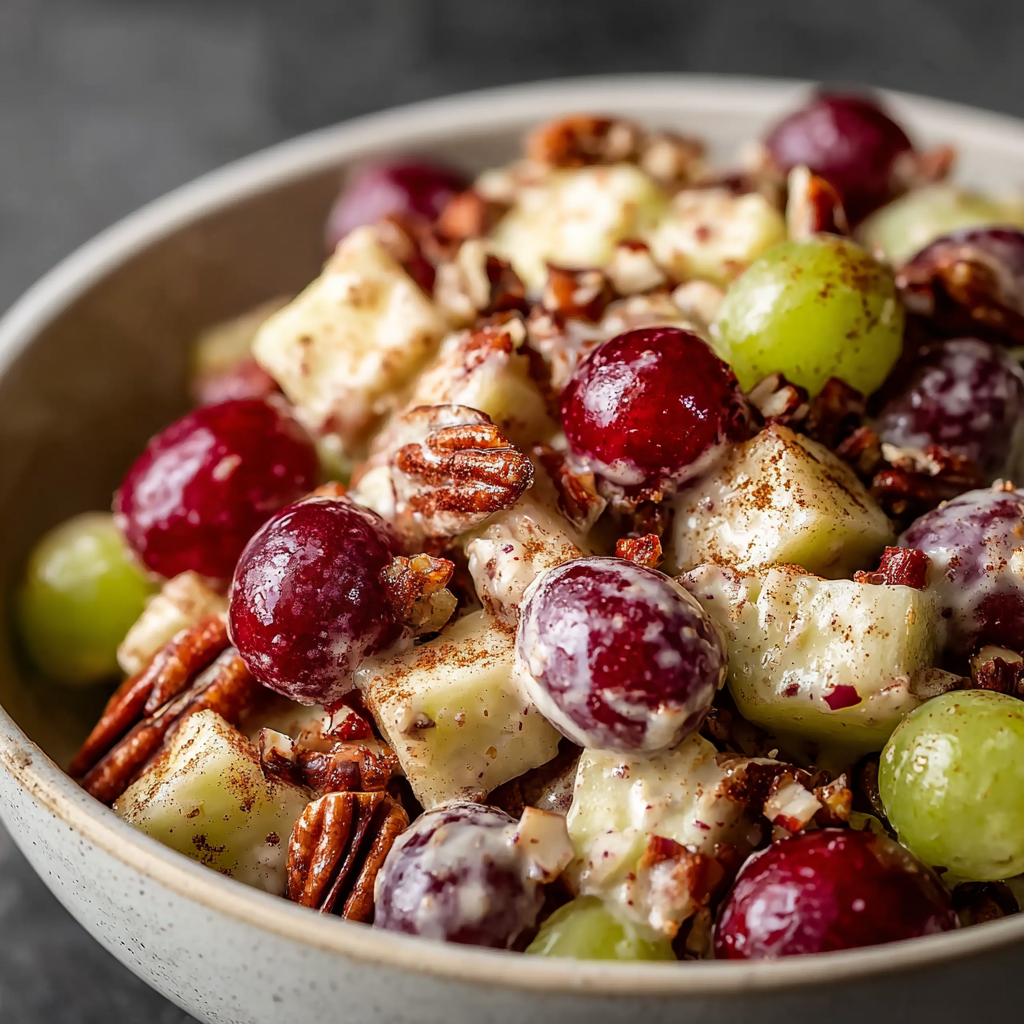 Cinnamon Apple Grape Salad