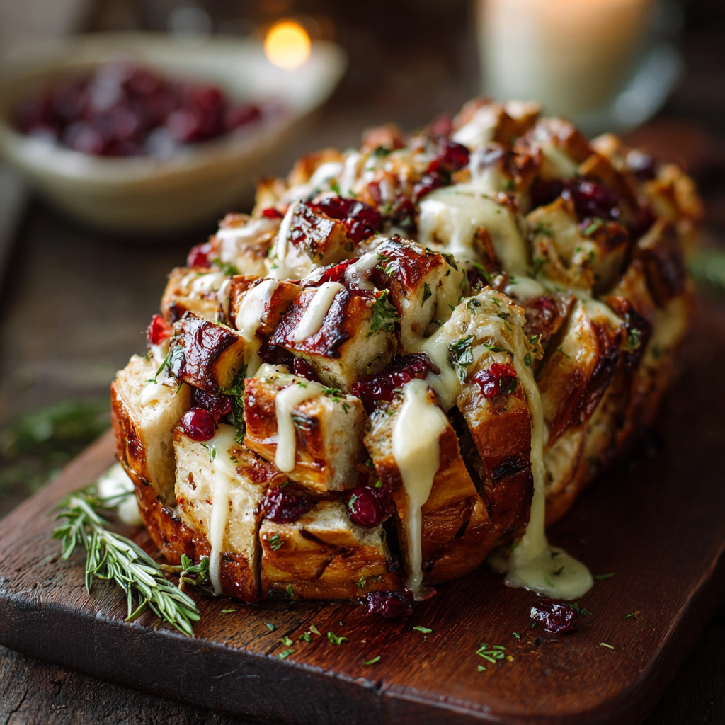 Mastering Pull-apart Bread with Cranberry & Brie