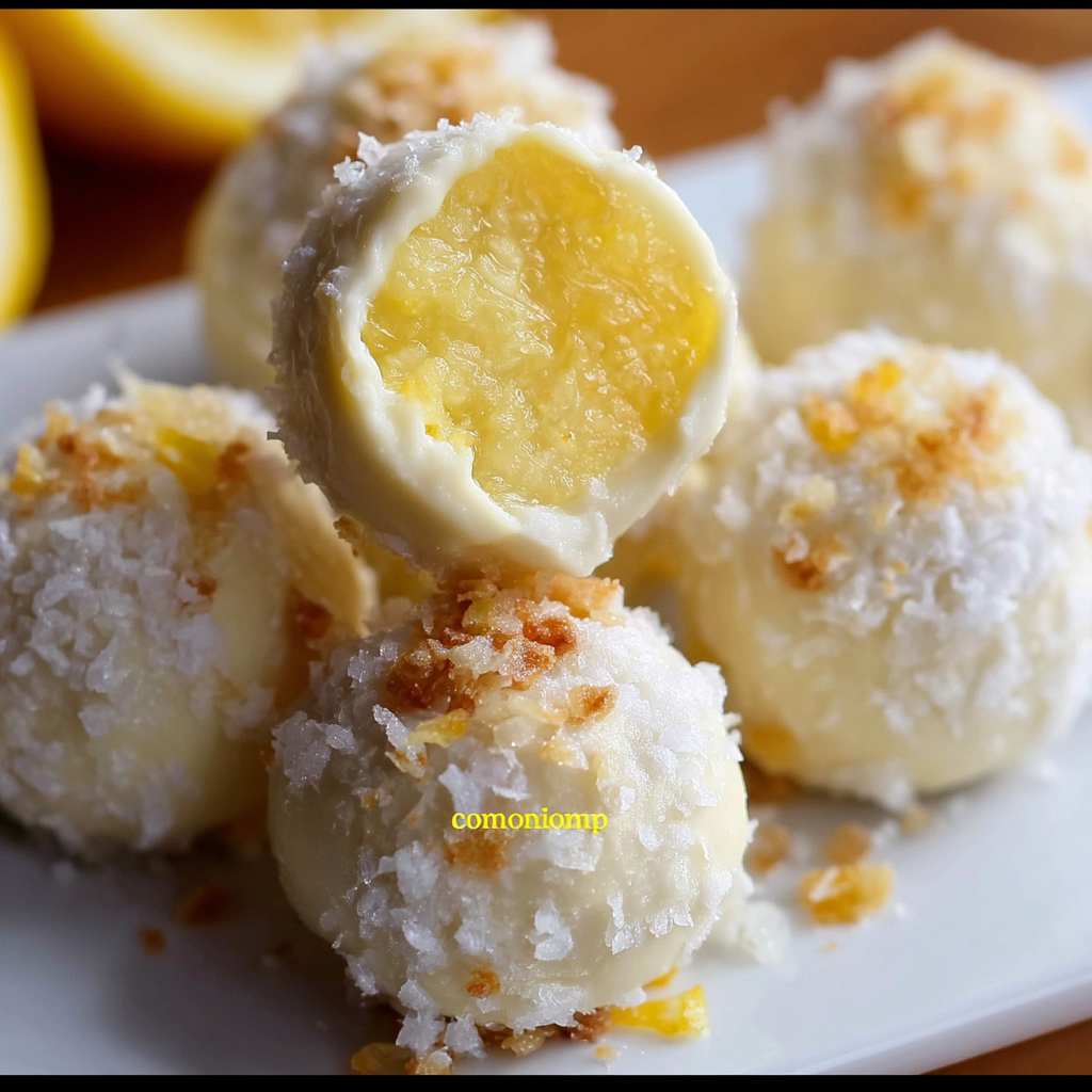 Bright Lemon Truffles