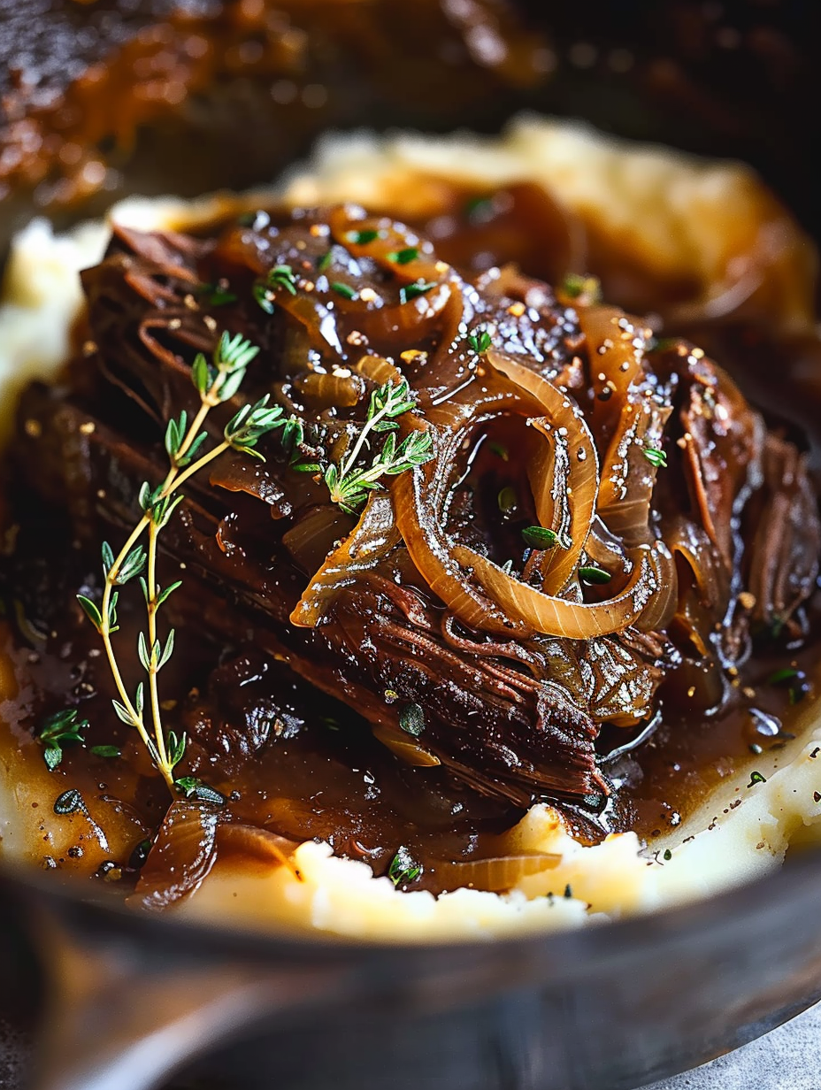 Comforting French Onion Pot Roast