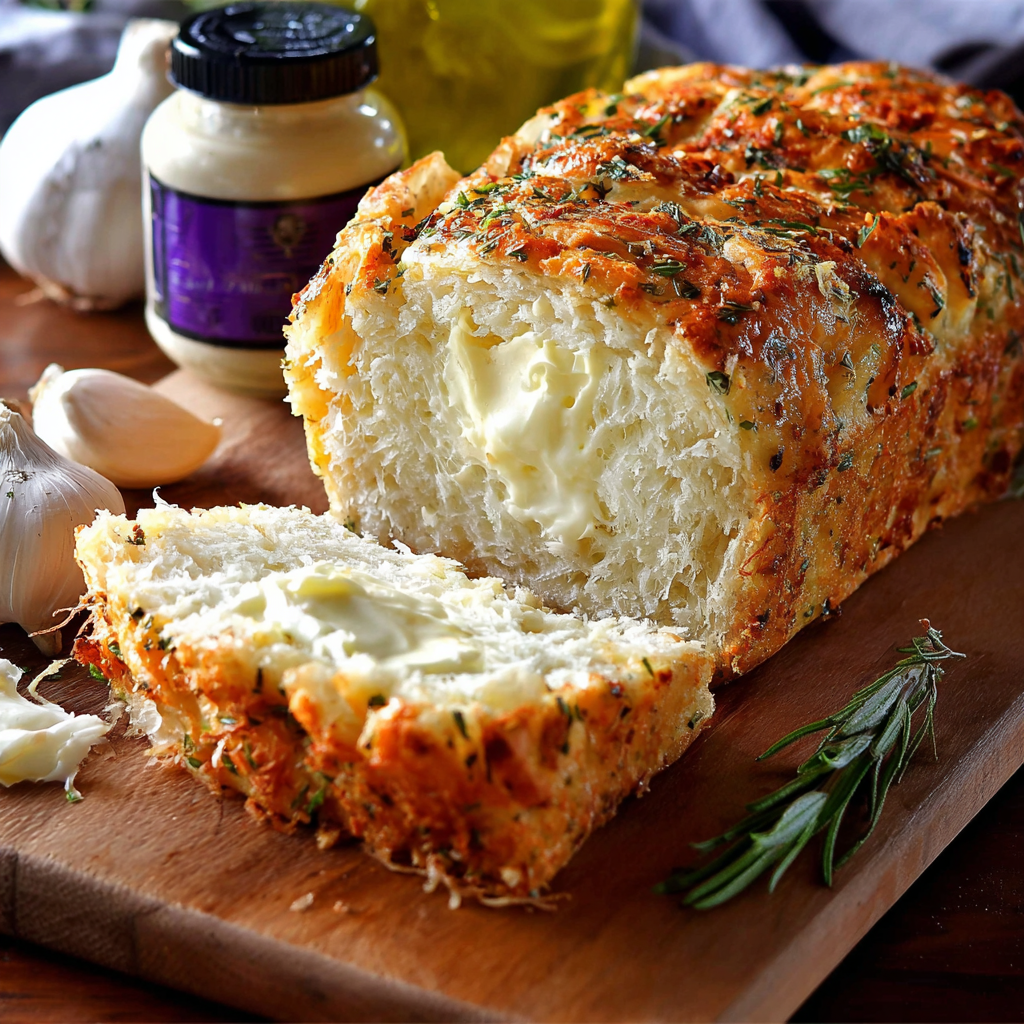 Italian Herbs and Cheese Bread