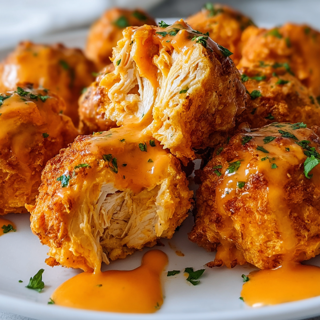 Easy Buffalo Chicken Bombs Everyone Loves