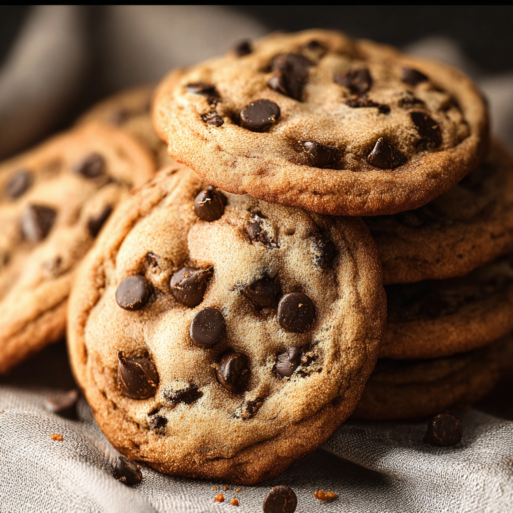 Cookie dough scoops ready to bake