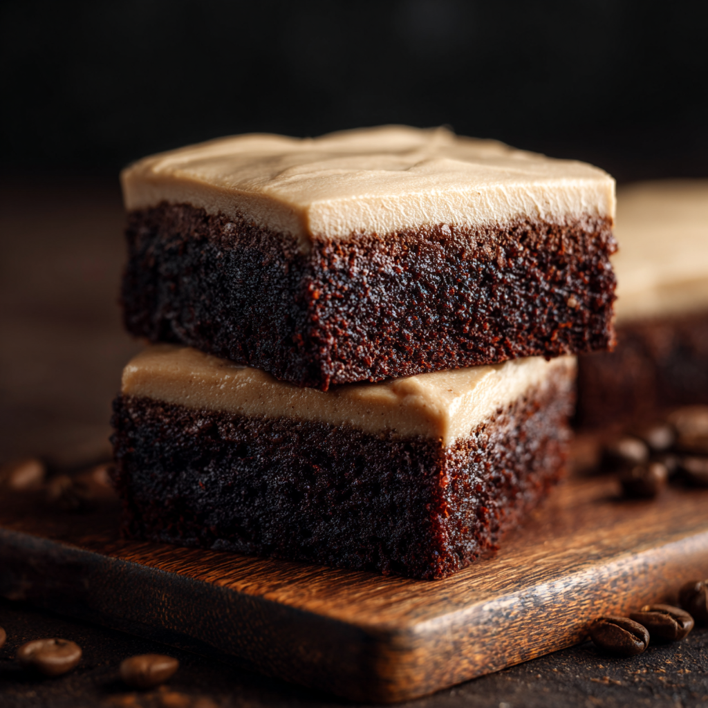 Frosted Coffee Brownies
