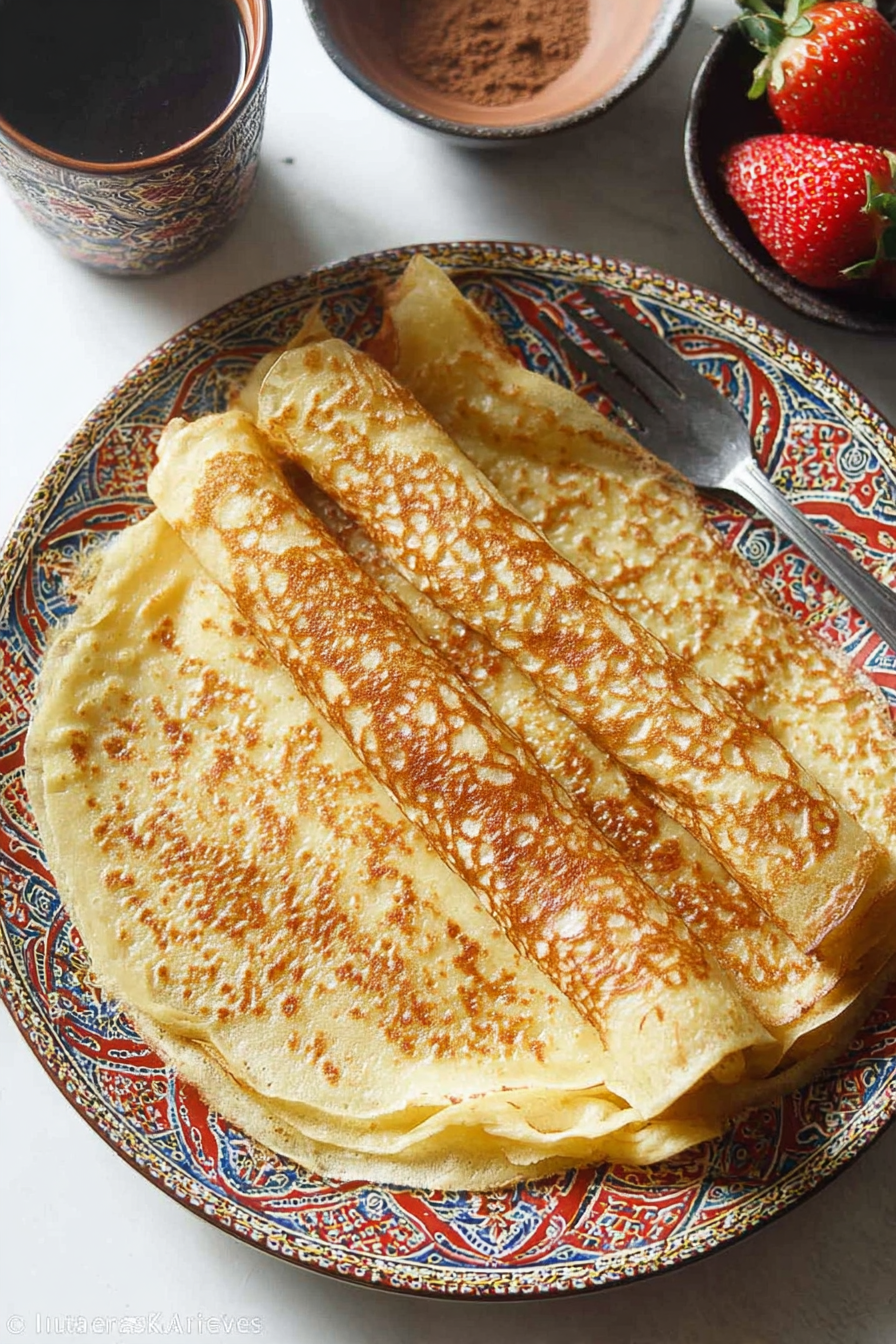 African style pancakes cooling on a rack
