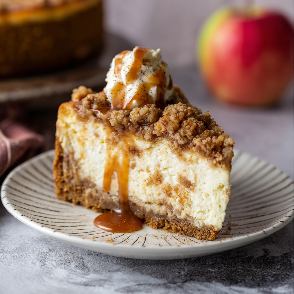 Decadent Apple Crumble Cheesecake for Cozy Fall Nights