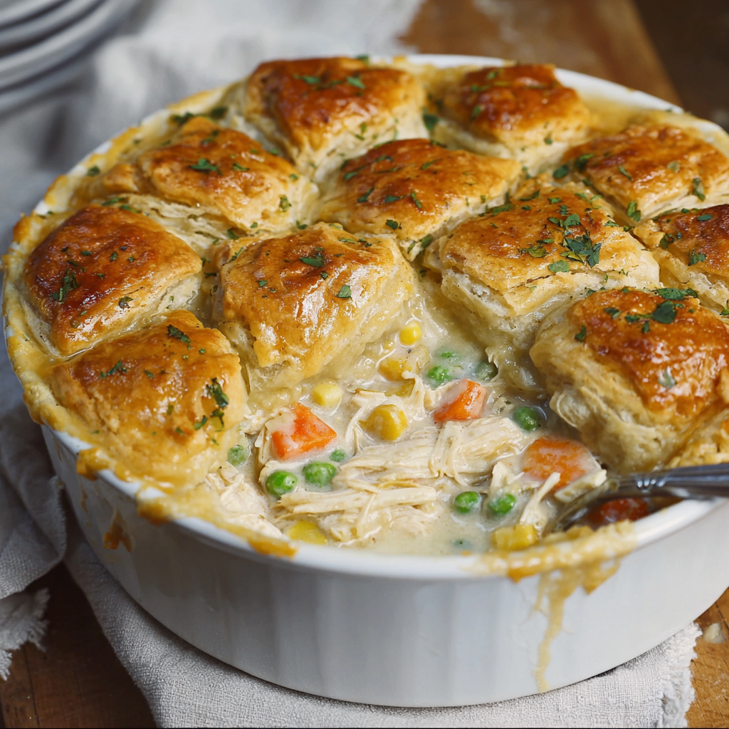 Easy Homemade Chicken Pot Pie Casserole