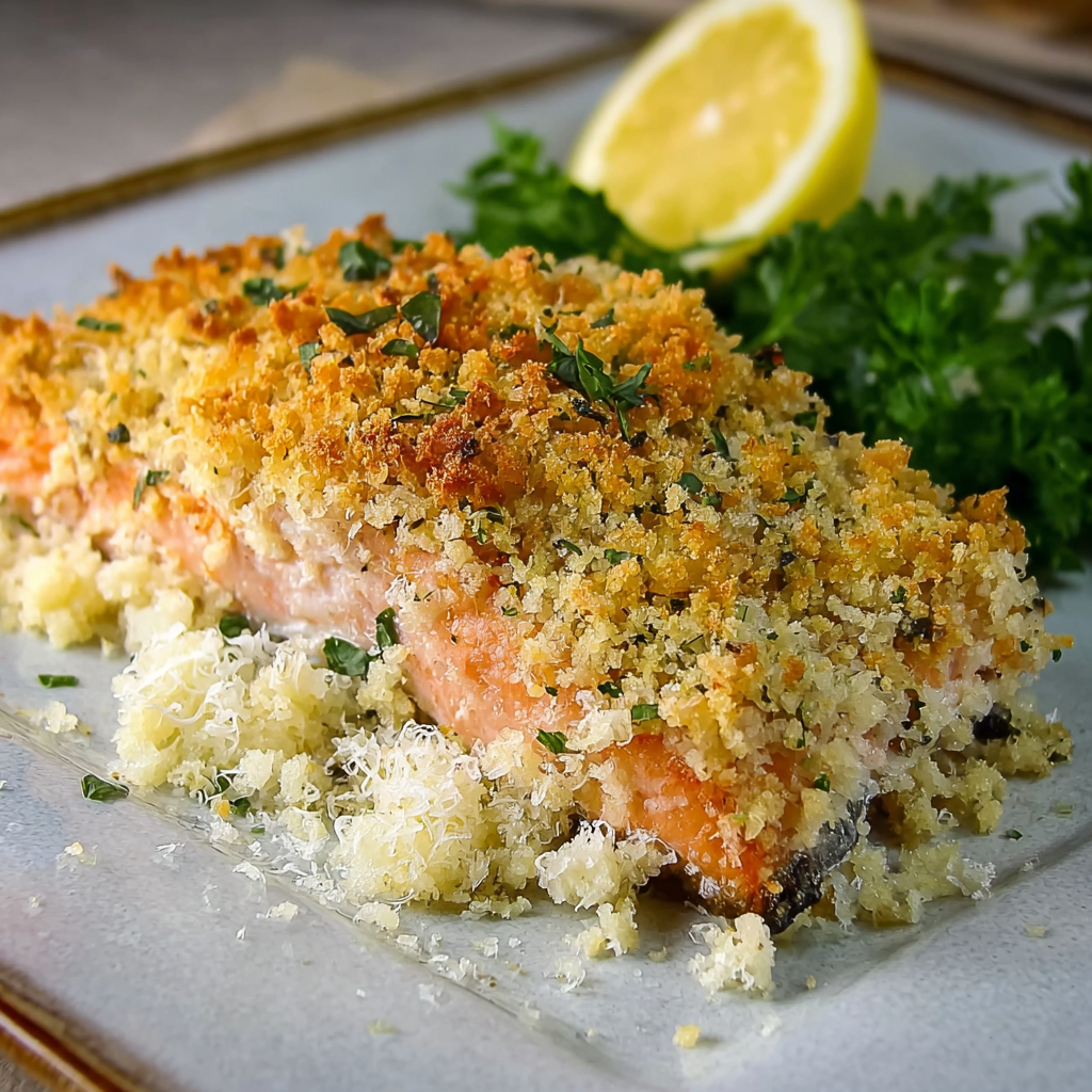 Panko Parmesan Salmon