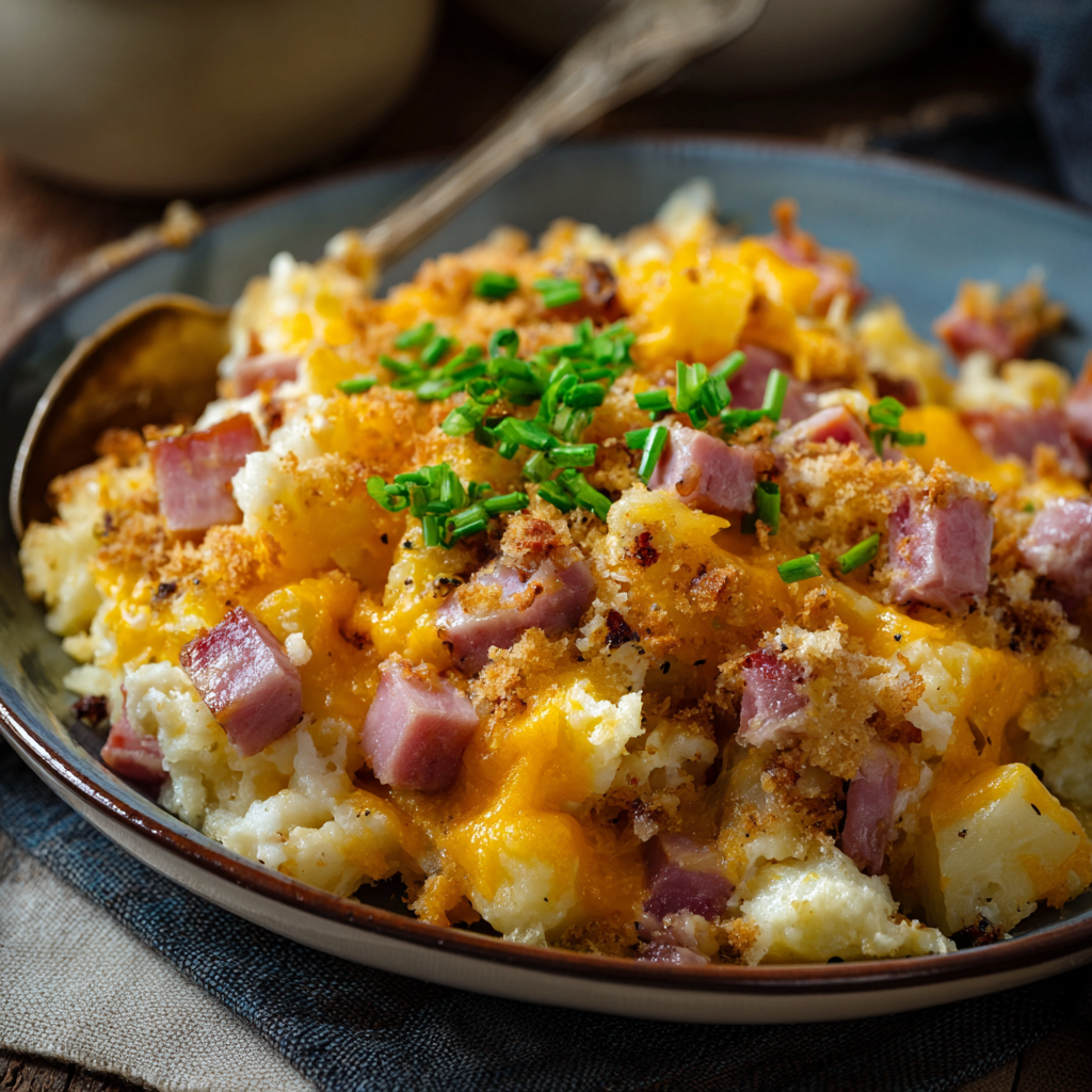 Crockpot Ham And Potato Casserole