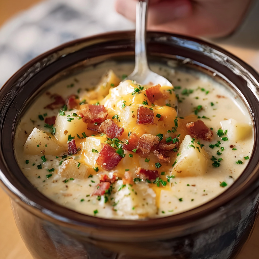 Crock Pot Crack Potato Soup