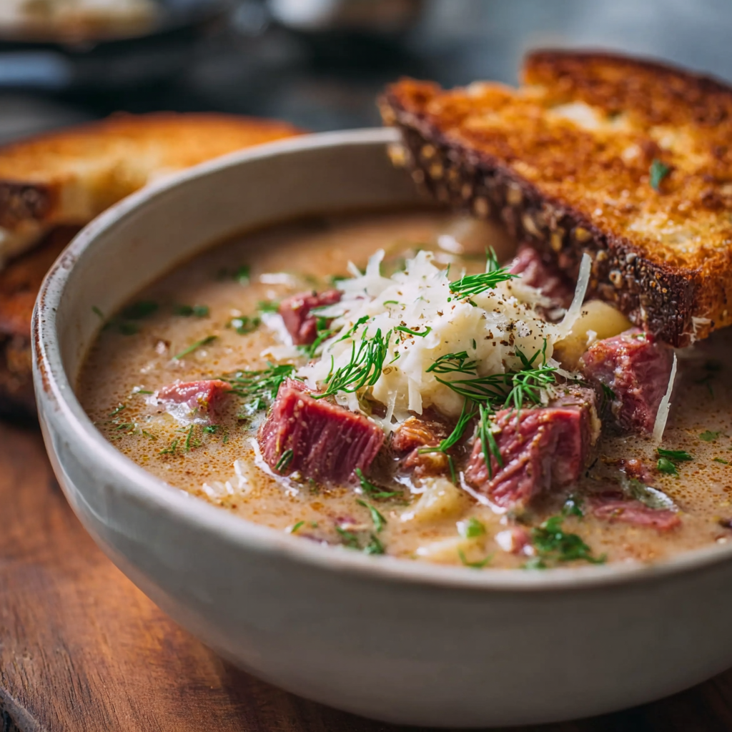 Irresistible Reuben Soup