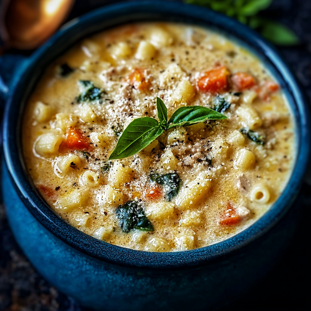 Hearty Creamy Ditalini Soup for Chilly Nights