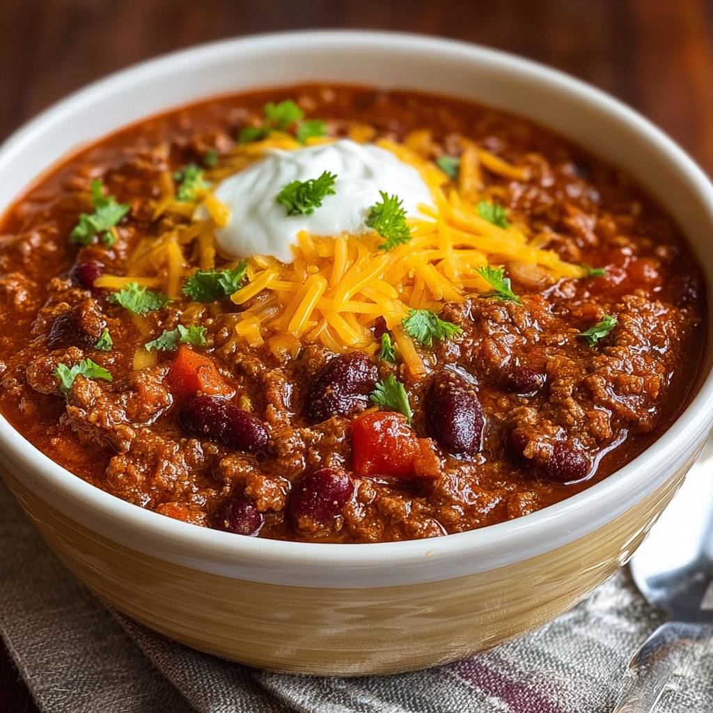 Delicious Homemade Chili