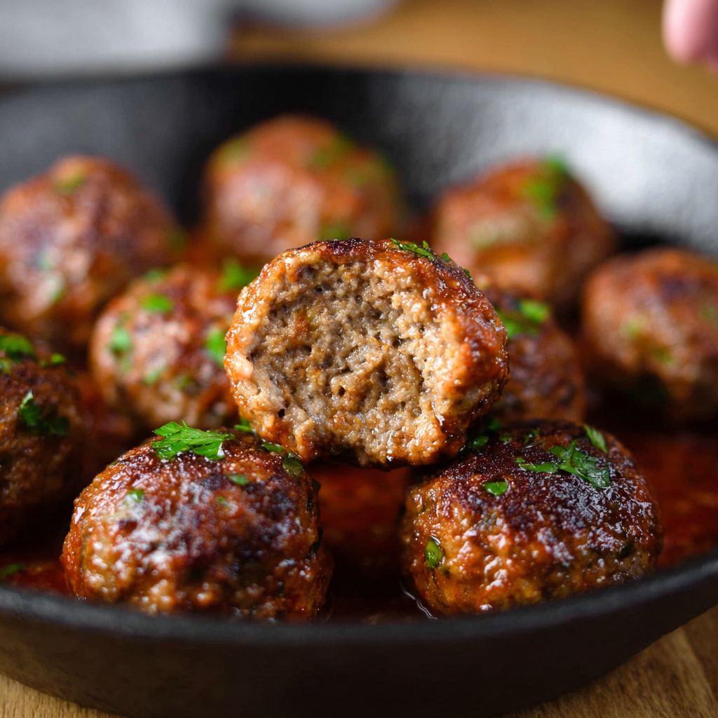 Easy Homemade Meatballs