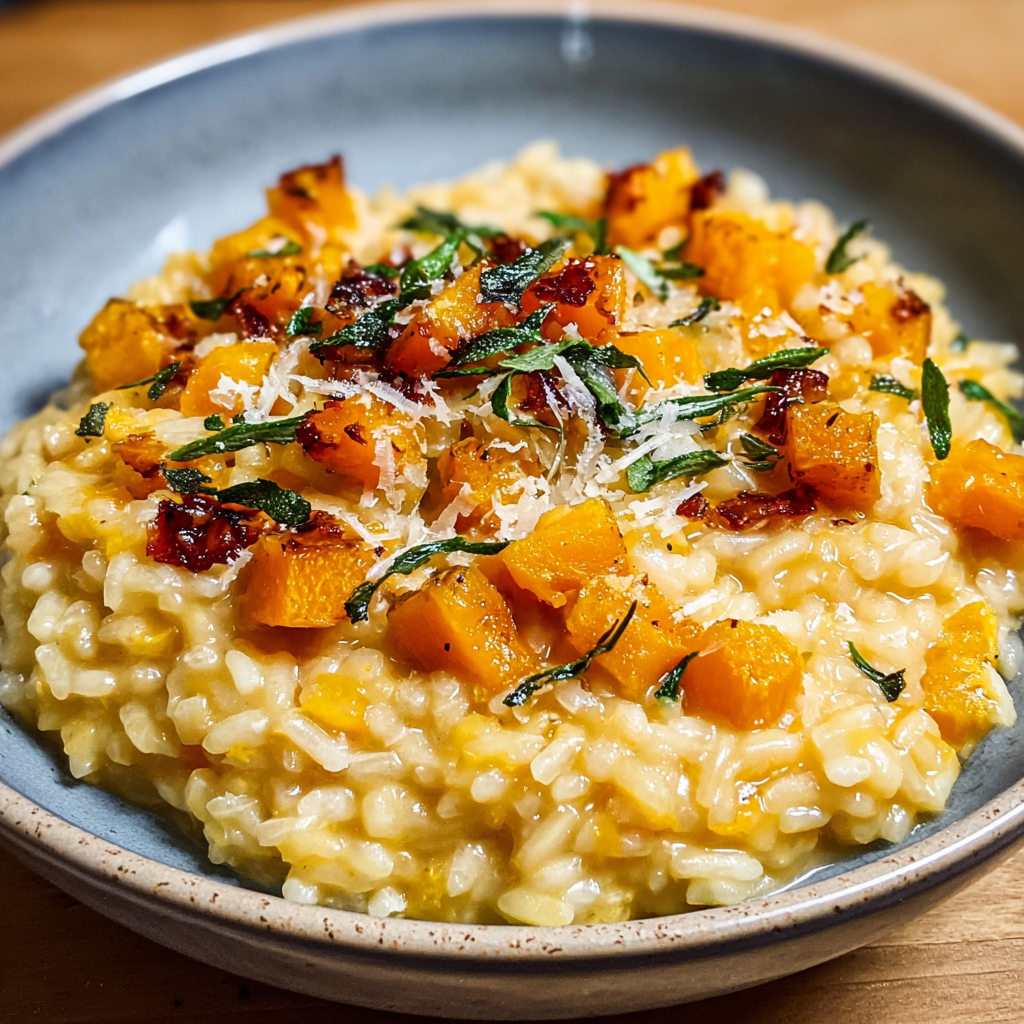 Roasted butternut squash on a baking sheet