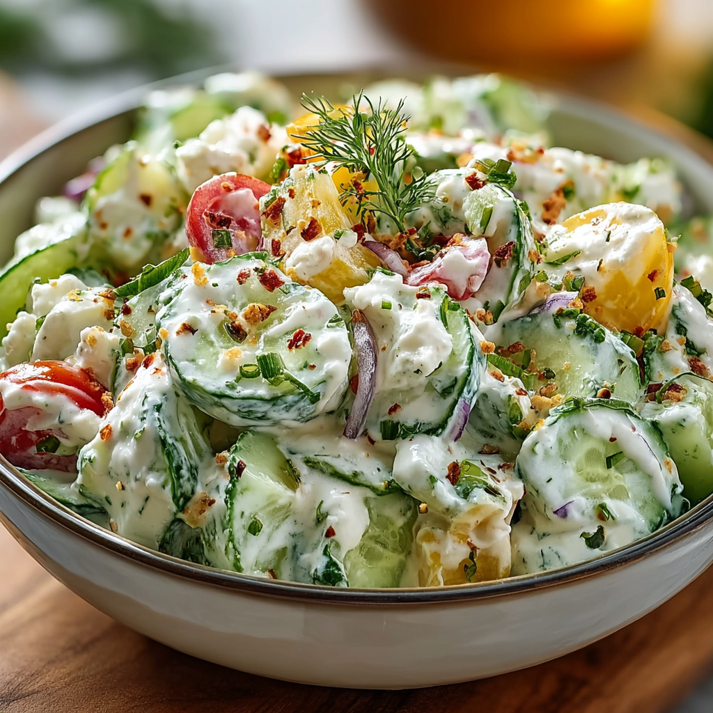 Cucumber Ranch Crack Salad