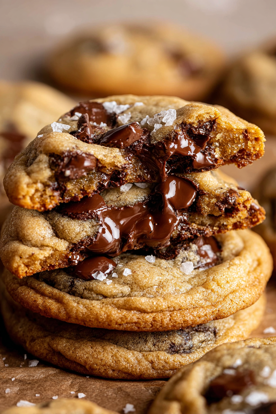 Toffee layer cooled and chocolate spread