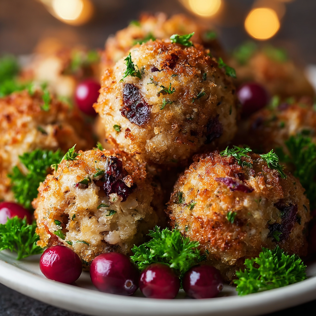 Serving suggestion with herbs