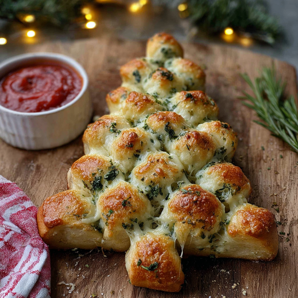 Hand pulling a cheesy bread ball, showing stringy mozzarella