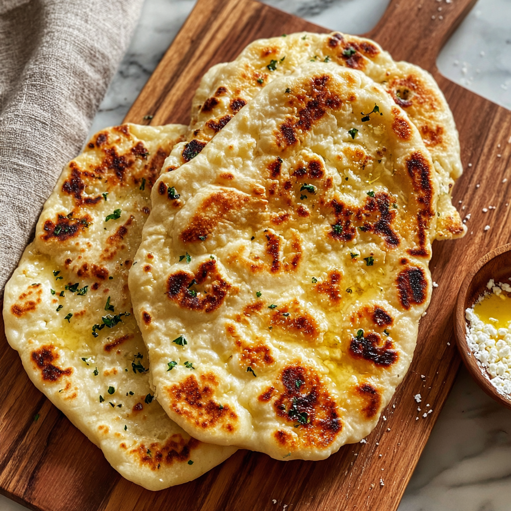 Fluffy Cottage Cheese Flatbread