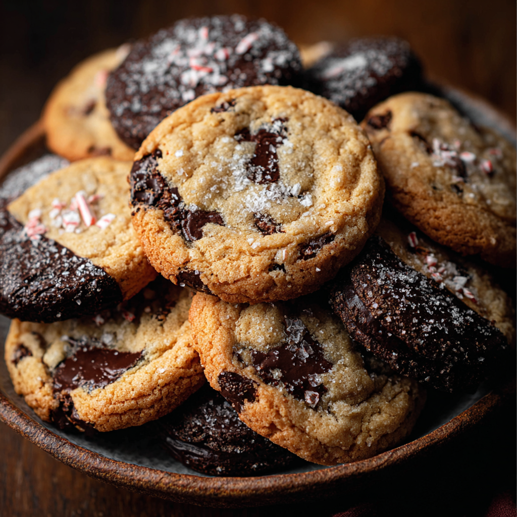 Sliced chai-spiced cookie log ready to bake