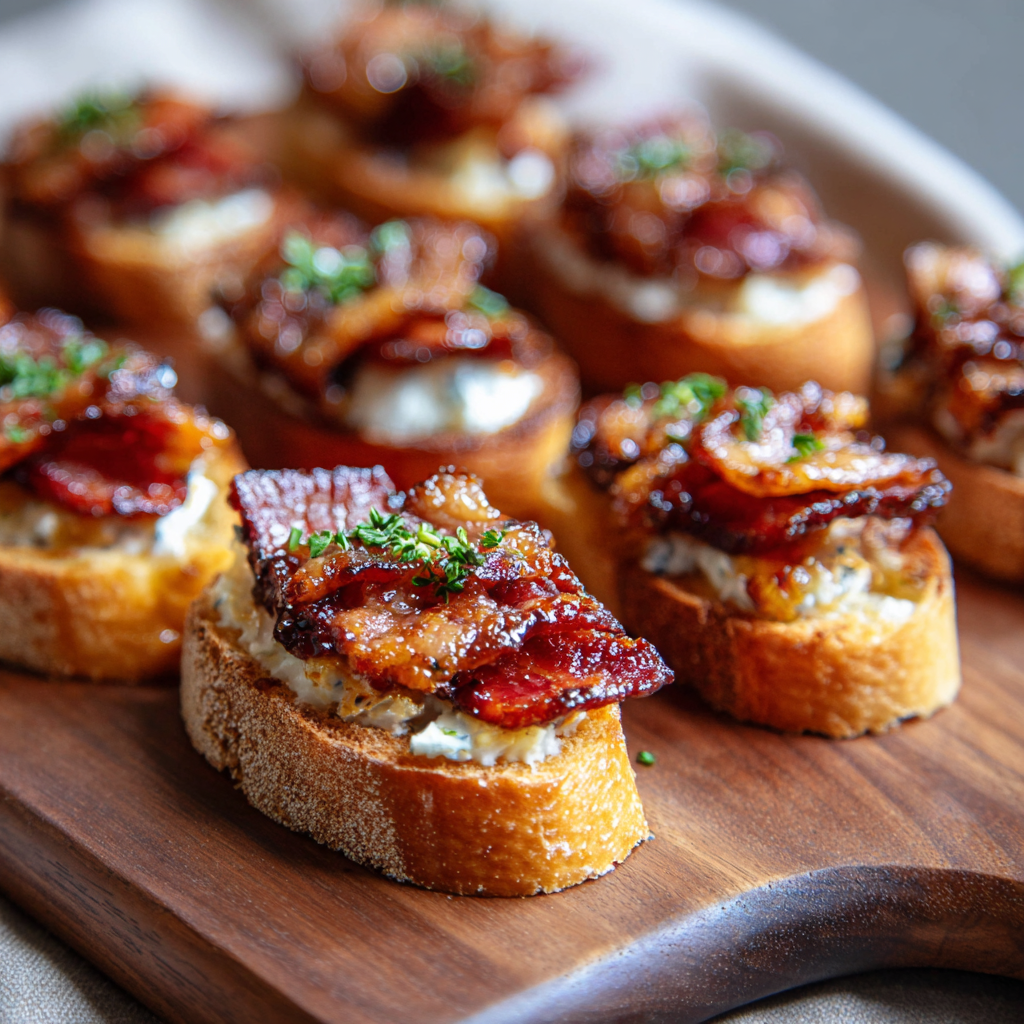 Candied bacon on wire rack