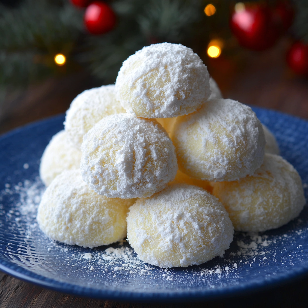 Sweetened condensed milk snowballs on a cooling rack