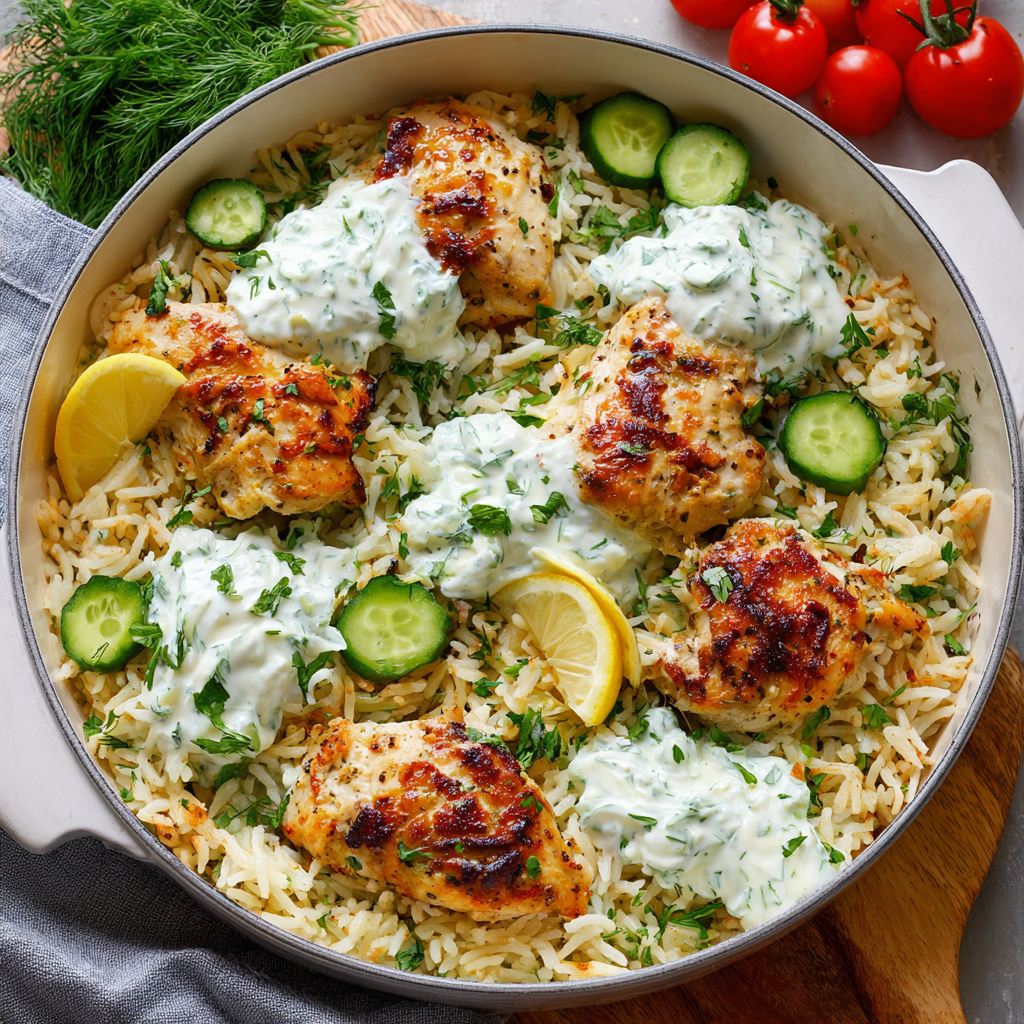 Close-up of baked chicken with feta and parsley