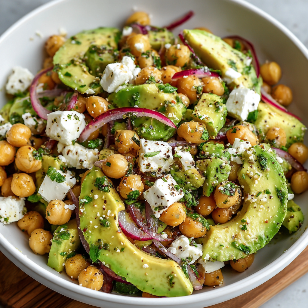 Salad ingredients arranged on cutting board