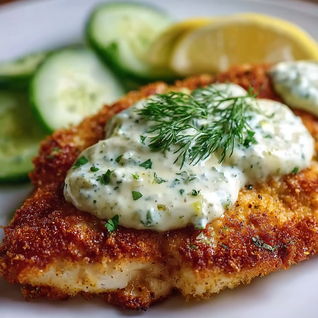 Crispy dill pickle Parmesan chicken on a wire rack