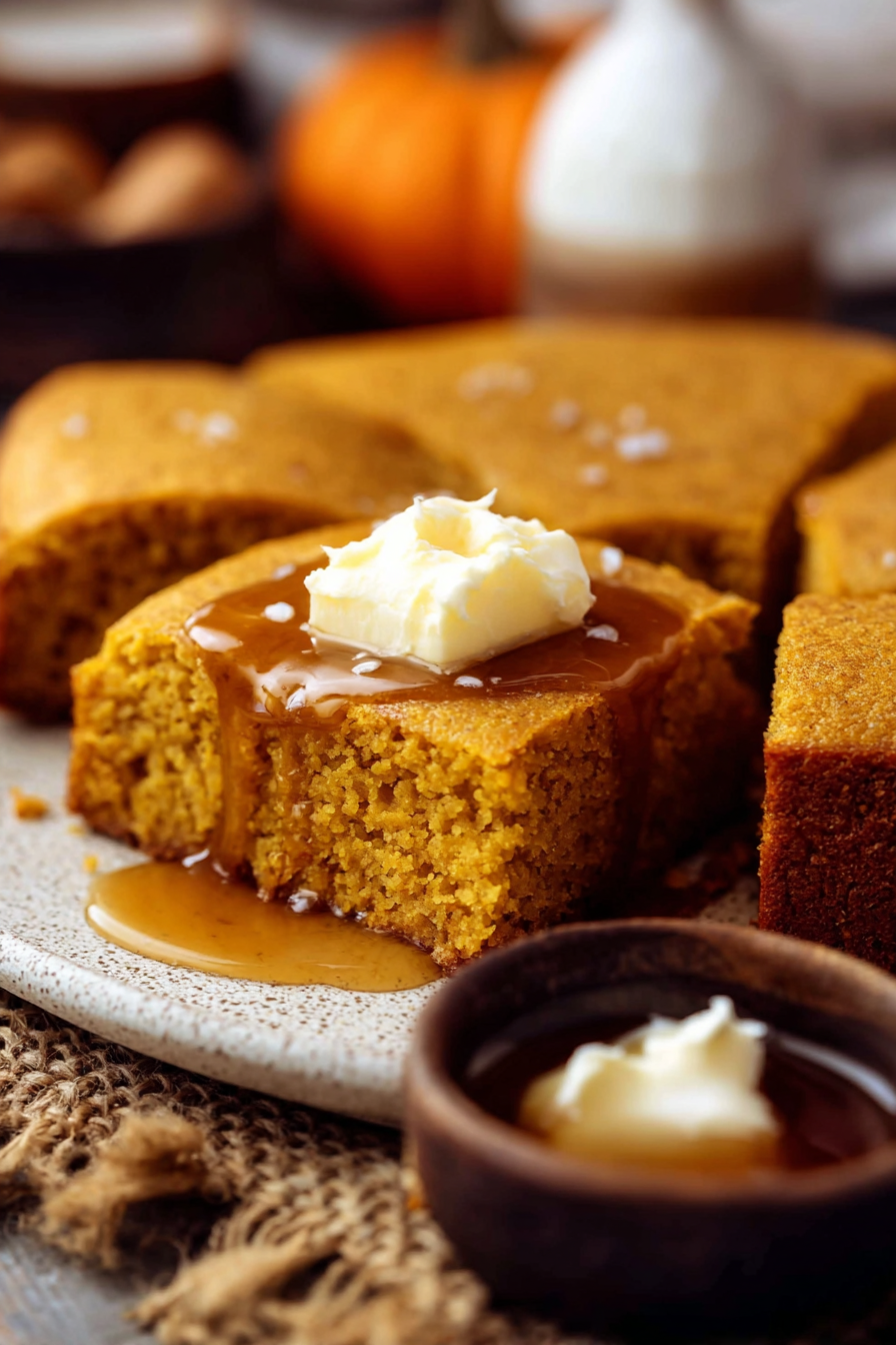 Whipped cinnamon honey butter in a bowl
