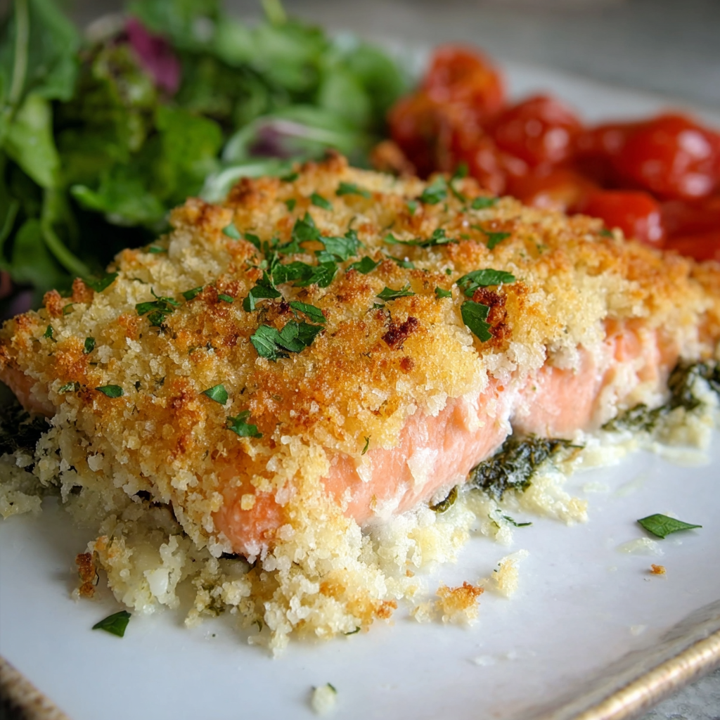 Panko Parmesan Salmon