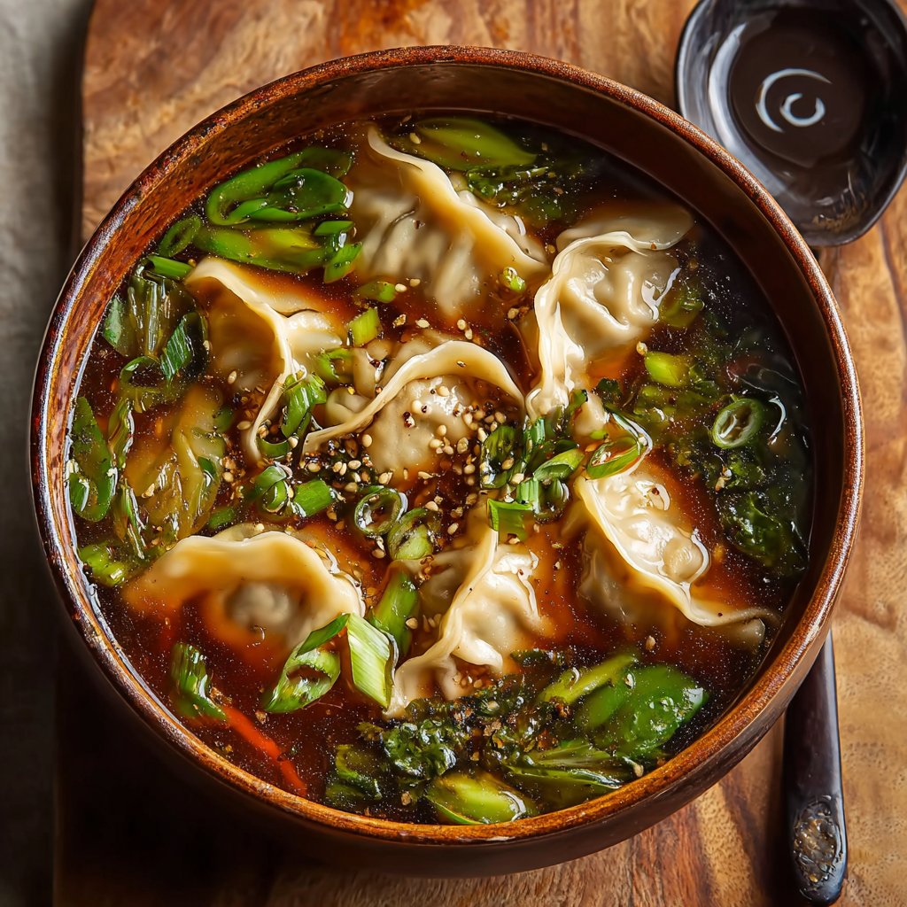 Comforting Potsticker Soup