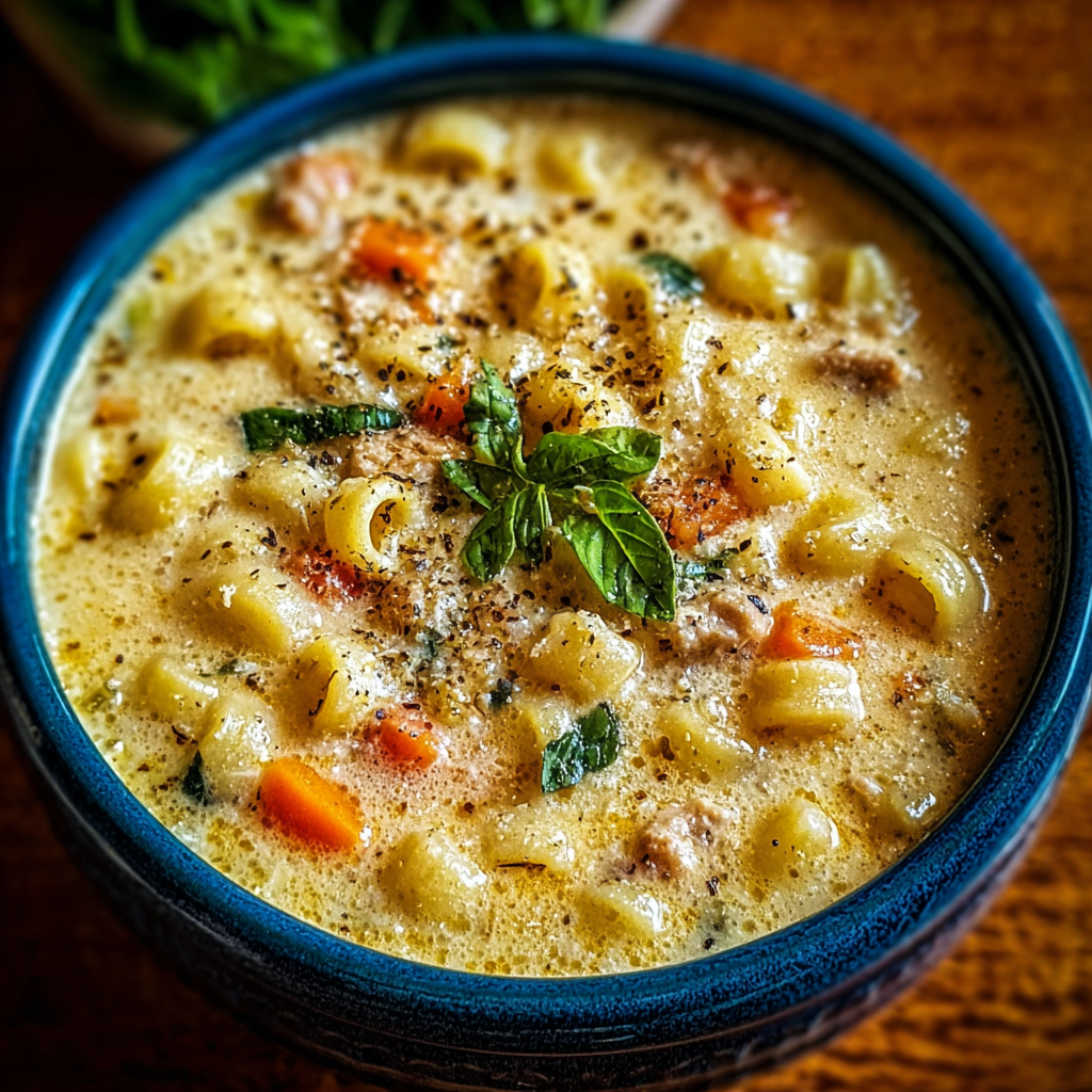 Hearty Creamy Ditalini Soup for Chilly Nights