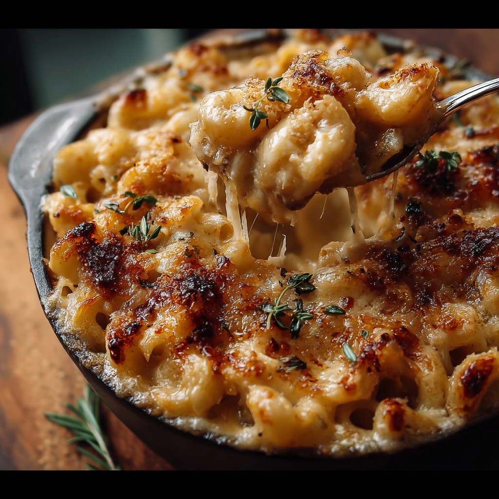 French Onion Soup Mac & Cheese