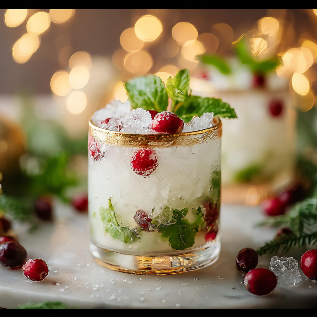 White Christmas Mojitos