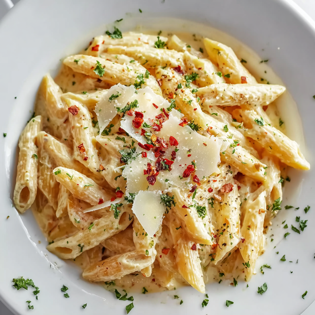 One Pot Creamy Garlic Pasta