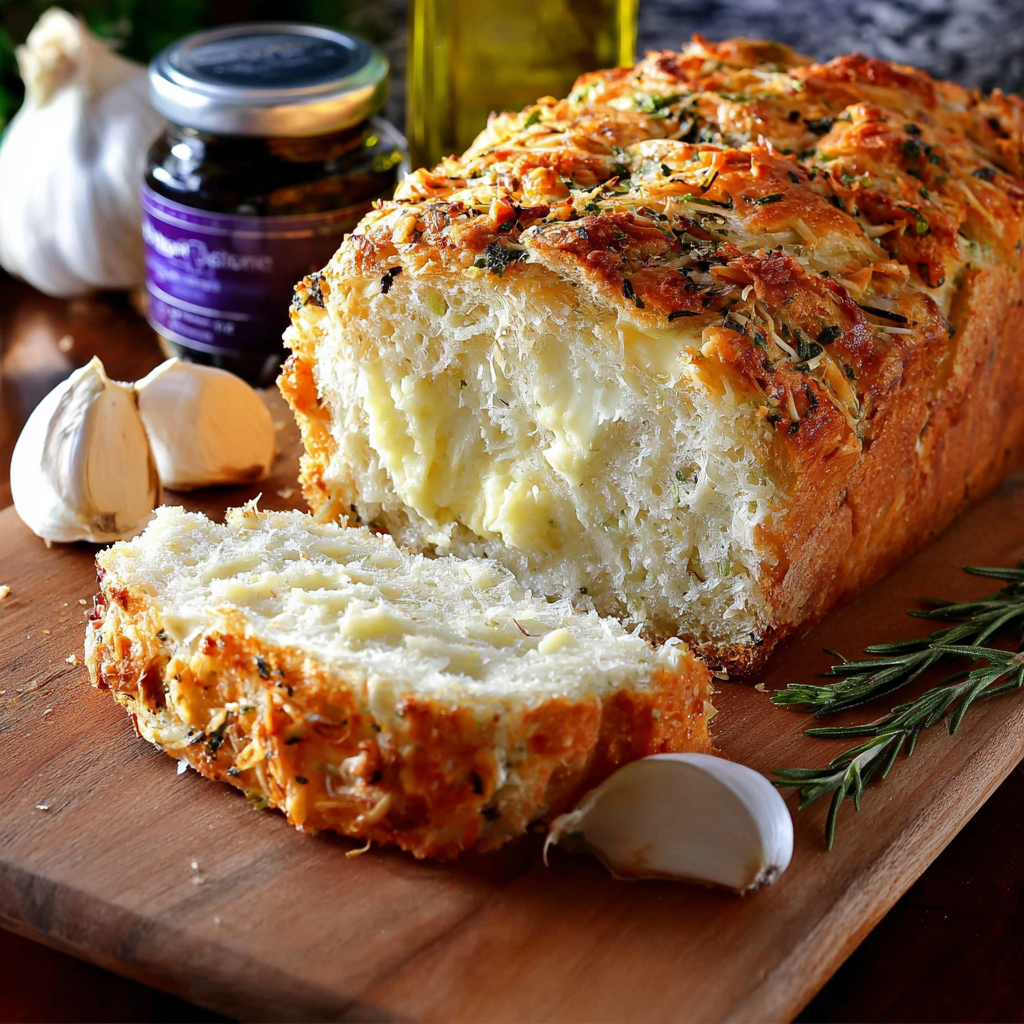 Italian Herbs and Cheese Bread