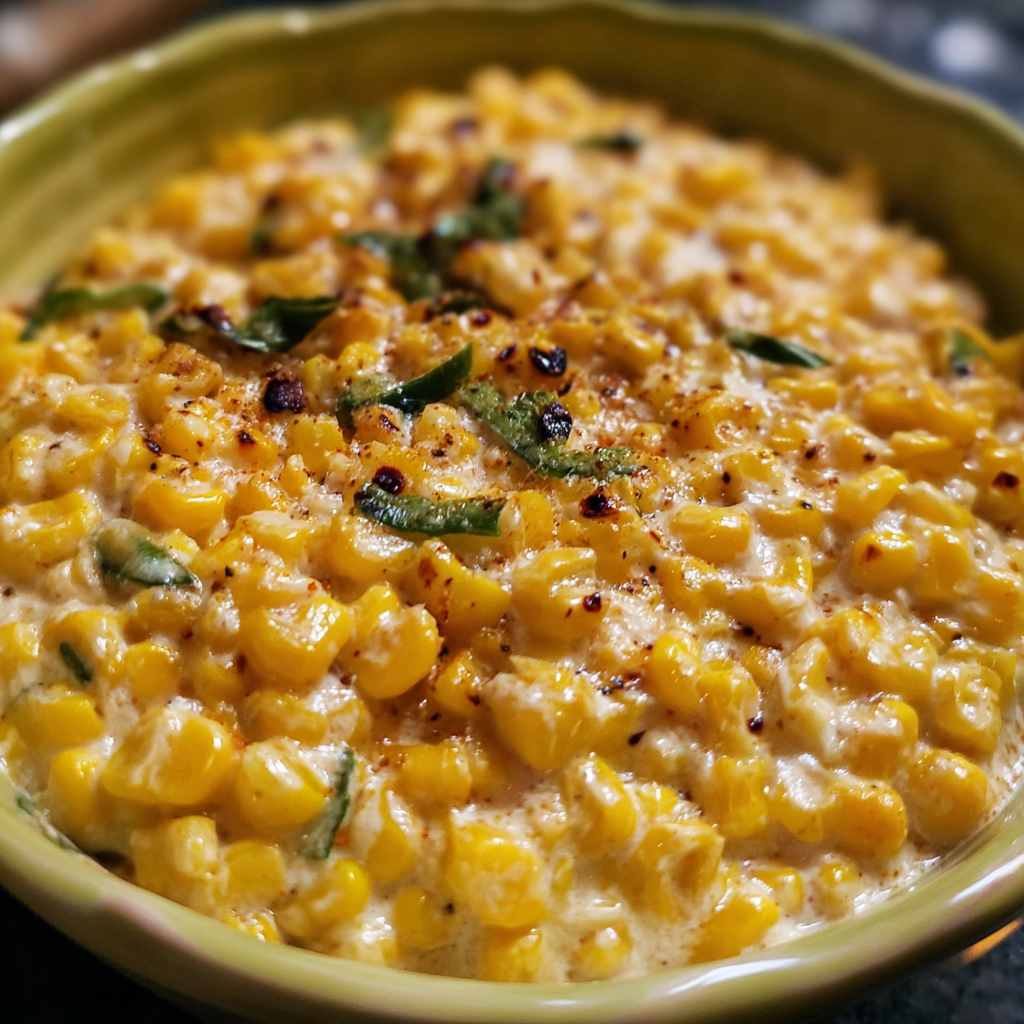 Smoked Jalapeño Creamed Corn
